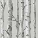 NuWallpaper NU1694 Mountain Birch Peel & Stick Wallpaper, Grey