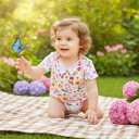 PATPAT Baby Bodysuits Supersoft Bamboo Viscose - Short Sleeve Boys and Girls - Newborn Infant Unisex Clothes Pack (0-3 Months, Pink Flowers)