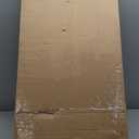 Furologee 55" White Computer Desk with 4 Fabric Drawers & Monitor Stand, Gaming Desk with Power Outlets - LED Lights, Home Office Space-Saving Study Table for Bedroom Small Spaces