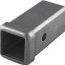 TOPTOW 64453 Trailer Hitch Receiver Tube 2-inch X 6-inch Length Combo Bar, Weld on Raw Steel