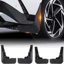 Sunsdrew 2024 Upgraded Sonata Mud Flaps for 2025 Hyundai Sonata SEL Accessories, All Weather Guard Sonata Splash Guards, No-Drill Front&Rear 4PCS Sonata Fender Set with Hardware(Not for N-Line)