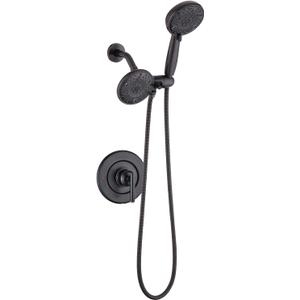 Shower Faucet Compatible with Moen Trim Kit, High Pressure Dual Shower Combo, Shower Handle, (Valve& Catridge Not Inclued), Oil Rubbed Bronze