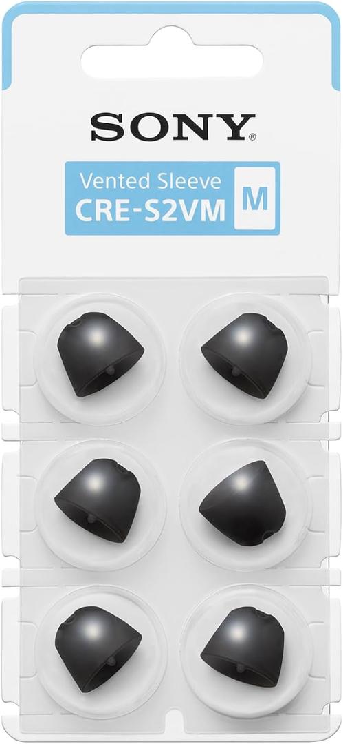 Sony Vented Sleeve for CRE-C20 Self-Fitting OTC Hearing Aid, Medium CRE-S2VM