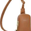 Lightweight Small Crossbody Sling Bag for Women, Brown Small