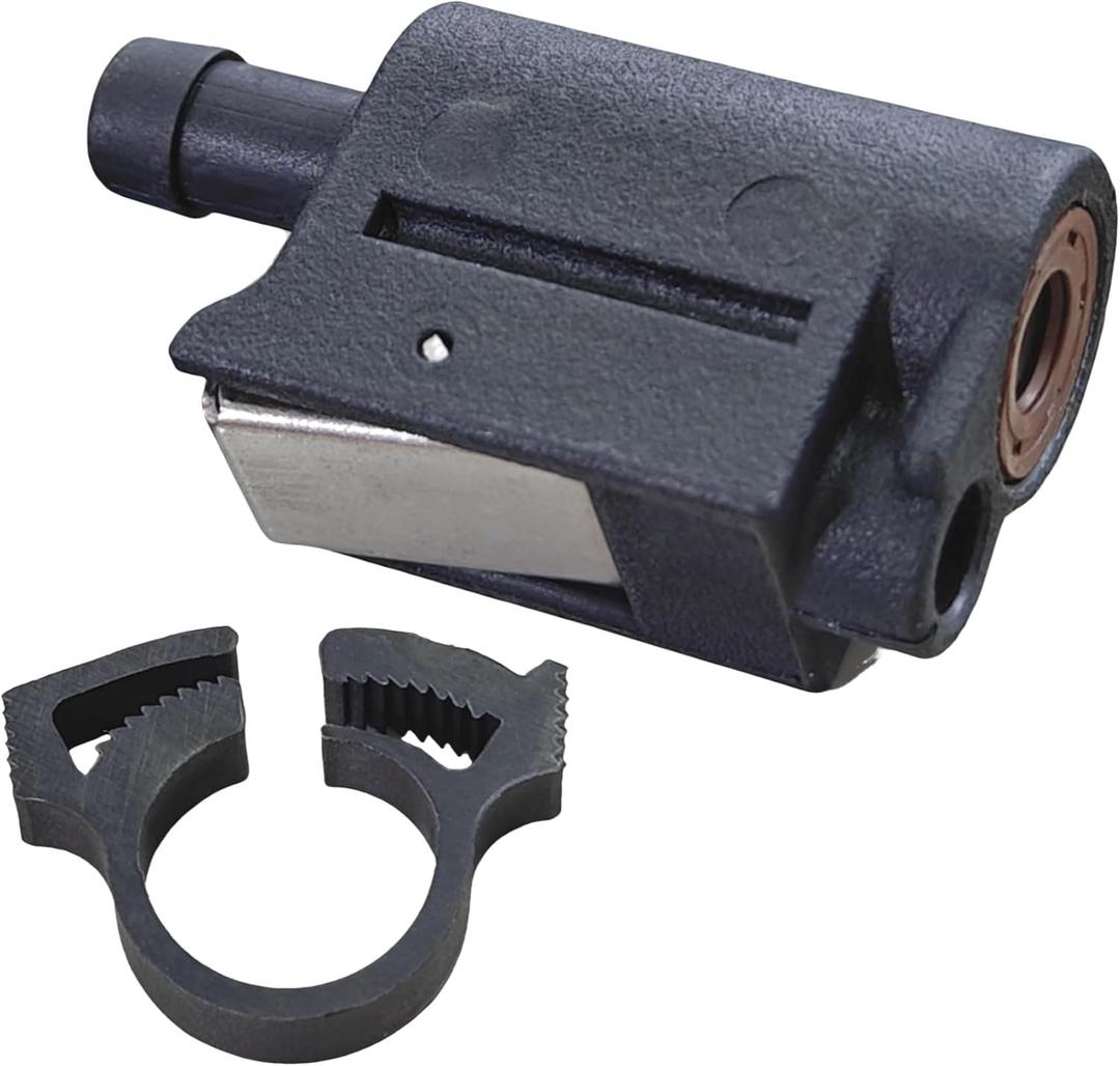 13563Q7 Fuel Line Quick Connector for Mercury Outboard Fuel Tank Double Sealed Clip-on Style Disconnect Tank End 8mm Female 22-13563A7 18-8091