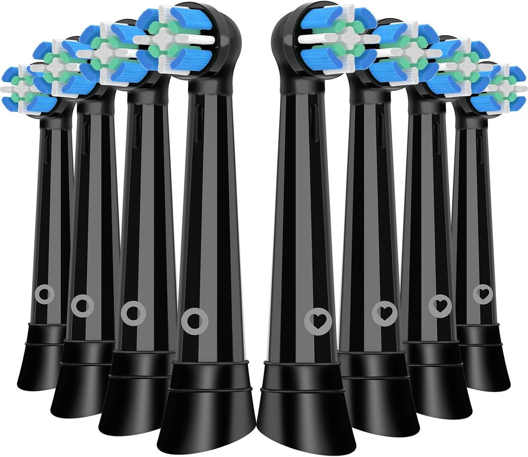 Repalcement Heads for IO Replacement Heads,Toothbrush Heads Compatible with Oral B iO 3/4/5/6/7/8/9/10 Series Electric Toothbrush,Pack of 8 Brush Heads