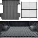 Truck Bed Mat for 2019-2026 Chevy Silverado 1500 & GMC Sierra 1500(Only Fit 5.8FT Bed),All Weather Protection Rubber Truck Bed Liner Accessories,Not Fit Optional CarbonPro Bed/2019 Classic