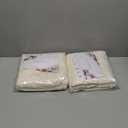 20x10ft Wrinkle Free Ivory Backdrop Curtain for Parties Soft Fabric Drapes Wedding Ivory Curtain Backdrop for Birthday Party Decorations Background for Photography 5x10ft, 4 Panels