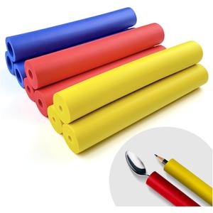 9pcs Foam Grip Tubing Adaptive Utensils Grip Tubing, Built up Grip Aid for Utensils, Tools and Pens for Elderly, Arthritic, Handicapped