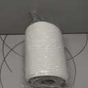 Malier Christmas Tree Collar, 30’’ Knit Xmas Tree Collar, Christmas Tree Collars for Artificial Trees, 11" Extra Tall Tree Stand Base Cover Ring Skirt for 6 ft 9 ft Tree (White, 11''H × 30" W)