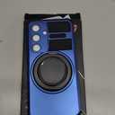 for Samsung Galaxy S24 Case Compatible Wireless Charging Magnetic, with 1 Screen Protector, for S24 Phone Case Built-in 360Kickstand Ring Military Grade Shockproof Heavy Duty Protection Blue