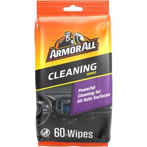 Armor All Car Interior Cleaner Wipes, Interior Cleaning Wipes for Cars, Trucks, Motorcycles, 60 Each (60 Count (Pack of 1))
