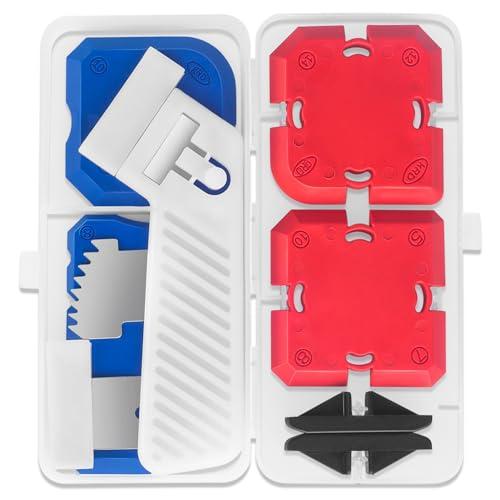Caulking Tool Kit with Sealant Finishing Tools, Grout Sealing Silicone Smoother Caulk Application Tool for Kitchen Bathroom Floor Window Sink Joint Toilet,11 Piece Set