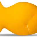 Cheddar Fish Cracker Plush Toy  10 Soft & Huggable Stuffed Animal Pillow  Cute Snack-Inspired Cuddly Gift for Kids & Adults