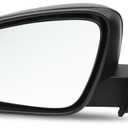 Left Driver Side Mirror Assembly Compatible with 2013-2015 RAV-Four Textured Black Rearview Mirror with Power Glass and Manual Folding Replace 87940-42B40 TO1320309 (3Pins Black) (13-15 3pins left black)