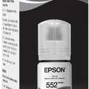 Epson 552 EcoTank Ink Ultra-high Capacity Bottle Photo Black (T552120-S) Works with EcoTank Photo ET-8500, ET-8550