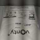 Vonty Satin Sheets California King Silky Soft Satin Bed Sheets Ivory White Sheet Set, 1 Deep Pocket Fitted Sheet + 1 Flat Sheet + 2 Pillowcases