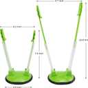 Ruibo Baggy Rack Holder For Food Prep/Ziplock Bag, Meal Planning/Plastic Freezer Bag Holders Stand, Green, Pack of 4 - 4 Pcs