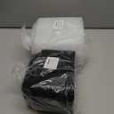 100-Piece (50-Pack) 24 OZ Meal Prep Containers Reusable with Lids, Sturdy Leakproof & Food Safe, Microwave, Freezer, Dishwasher Safe To Go Food Containers, Plastic Take Out Containers, Black