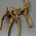 majoywoo Natural Large Driftwood for Aquarium Decor Reptile Decor, Assorted Spider Wood Branch 11-14" 2 Pcs, Fish Tank Decoration