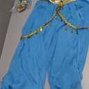 Arabian Princess Fairy Costume Set, Women Halloween Cosplay Dress up Outfit, Size:S