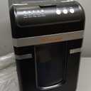 Bonsaii 200-Sheet Auto Feed Paper Shredder, 60-Min Nonstop Heavy Duty Shredders for Office, 8.1-Gal Bin, P4 High Security Micro Cut Large Commercial Paper Shredder for Business (C283-A New Version)