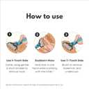 Freshly Bailey Dematting Comb for Cats and Dogs, Mat Remover and Deshedding Grooming Tool, Safe Detangler for Matted Fur, Double Sided Undercoat Rake