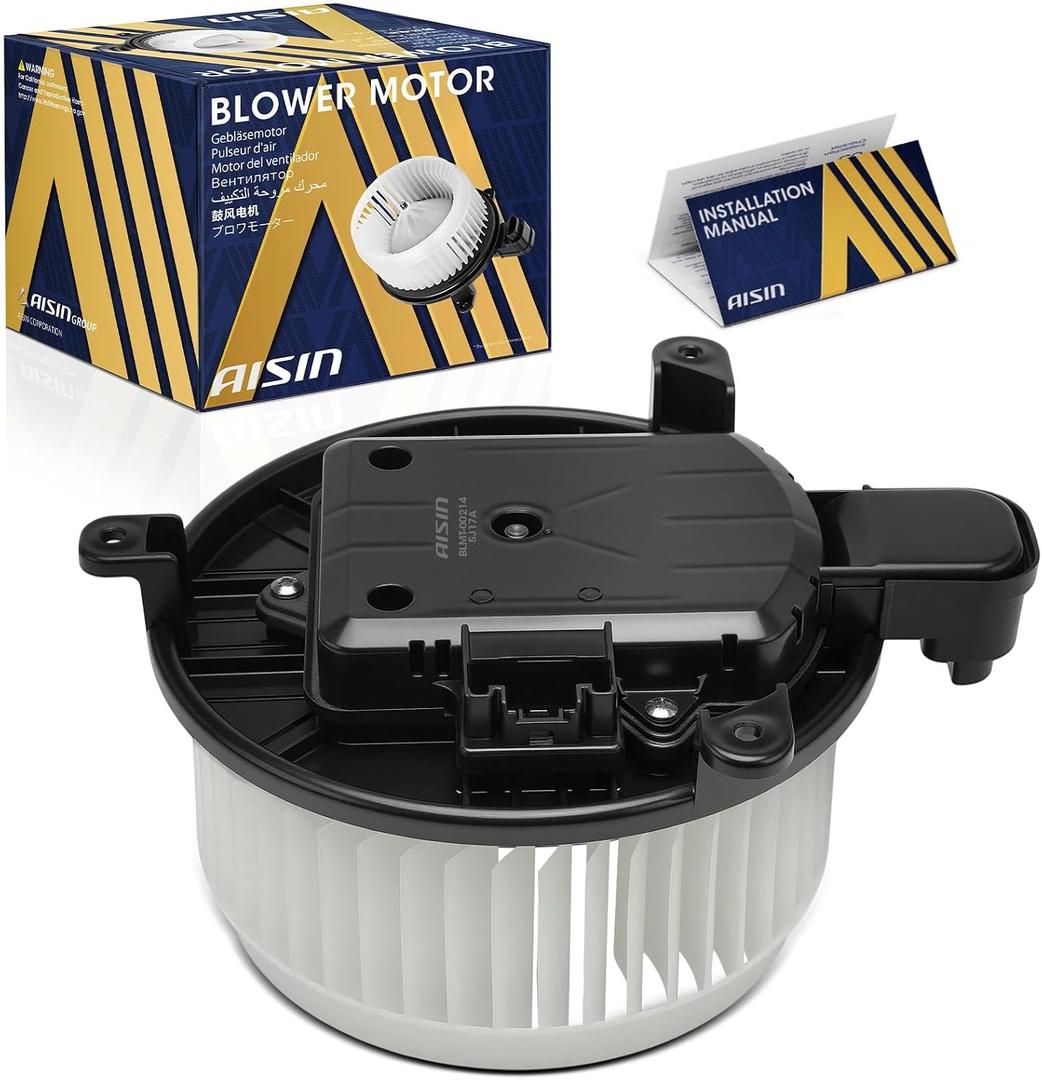 AISIN AFTERMARKET BLMT-00214 HVAC Blower Motor with Wheel Assembly | Compatible with Toyota Sequoia 2008-2022, Sienna 2011-2020, Lexus ES300h 2016-2018, ES350 2015-2018