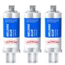 Metal Glue, 1.76 oz 2 Part AB Liquid Filler, Heavy Duty Welding Marine Epoxy, Cast Metal, Plastic, Stainless Steel, Ceramic, Cement, Wood, Strong as Steel (2 pcs)