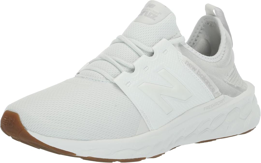 New Balance Men's Fresh Foam X Cruz Artisan V3 Shoes (13, White/White/Gum 020)