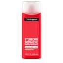 Neutrogena Salicylic Acid & PHA Stubborn Acne Body Wash, Exfoliating Cleanser Acne Treatment for Chest & Shoulder, Gently Clears, Exfoliates & Helps Prevent Breakouts, Fragrance Free, 8.5 Fl Oz