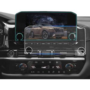 Tempered Glass Screen Protector for Nissan Pathfinder 2022-2025,Infotainment Navigation Screen Film Compatible With 2025 2024 2023 2022 Car Accessories - 9 inch