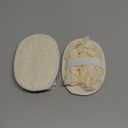 Jeffdad 2Pcs Natural Loofah Sponge, Premium Exfoliating Body Scrubber for Women & Men Ideal Shower Scrubber for Body Perfect for Exfoliation, Cleansing, and Gentle Skin Care(Beige)