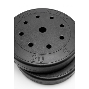 Weight Plate - Ideal for Strength Training Weight 20 lb Pack Of 2