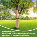 Adnee 100Ft x 4In Lengthen Tree Protector Paper Wrap,Weather Resistant Tree Wrap Rolls to Keep Moisture,Trees Trunk Bandage Cover for Protecting from Frost Sun Bugs