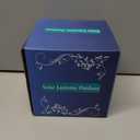 Hummingbird Solar Lantern Outdoor Hanging Sunflower Lights Gifts for Women Mom Metal Garden Decor Outside Waterproof LED Lanterns for Patio