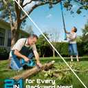 SEESII 2-in-1 Cordless Pole Saws & Mini Chainsaw 6 Inch for Tree Trimming