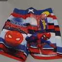 Marvel Avengers Boys UPF 50+ Swim Trunks Bathing Suit for Toddler and Big Kids (Red/Blue) 5T