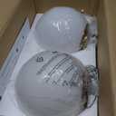 Modern Globe Pendant Light Mid Century Opal Glass Hanging Light Fixture Gold Finish, 2-Light Glass Pendant Lighting for Kitchen Island Dining Room Bedroom Hallway and Bathroom, Glass - 2-Pack