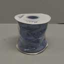 Ribbli Dusty Blue Velvet Wired Ribbon with Dupioni 4 Inch Christmas Ribbon for Gift Wrapping Christmas Tree Decoration Crafts Wreaths Supplies-Continuous 10 Yards