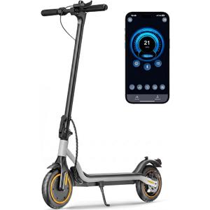 Electric Scooter Adult, 8.5" Tires, 21 Miles & 20 Mph by 500W Motor
Foldable E-Scooter for Commuting & City Travel, Big Display, Cruise Control, EABS & Drum Brake