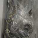 CRAFTSMAN ROAD Vintage Cast Iron Wall Hooks (Antique Brass Finish, Set of 4) - Rustic, Farmhouse, French Country Coat Hooks | Great for Coats, Bags, Towels, Hats | French Slender