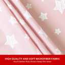 Bassinet Sheets Set 4 Pack for Baby Girl, Universal Fit for Oval, Hourglass and Rectangular Mattress, Pink 32"X17"