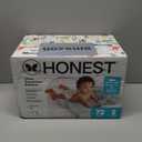 The Honest Company Comfort Dry Disposable Diapers for Sensitive Skin, Hypoallergenic, Fragrance-Free, Multi-Colored Giraffes + Barnyard Babies, Club Box, Size 2 (12-18 lbs), 72 Count