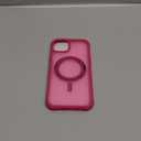 Designed for iPhone 15 Plus Case 6.7 inches with Magnetic 360 Rotatable Ring Stand [Compatible with Mag-Safe] Translucent 15 Plus Phone Case for Wowen,Hot Pink