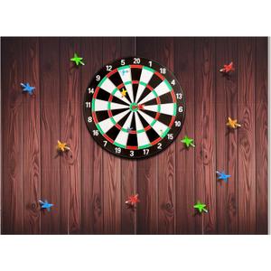 Dart Board Wall Protector, 47 x 35 in, 0.5 in Thick Felt Dart Board Surround Backboard, Self-Adhesive Wall Protection Backing, Cork Alternative for Game Room, Bar, Man Cave