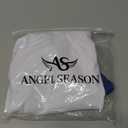 Angel season Rash Guard for Boys UPF 50+ Swim Shirt Long Sleeve Bathing Suit Summer UV Protection Sun Shirts Rashgurad (2T, White Blue)