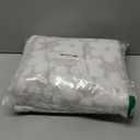 Jacquotha Soft Bath Towels 2 Pack, Super Absorbent Shower Towels 27.5x55 Inches, Cute Floral Jacquard Bathroom Set, Cotton, Light Beige