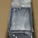 2 Pack Metal Storage Shelves Countertop Organizers, Shelf Risers, Stackable,Spice Rack (Black)