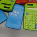 LEIFIDE 24 Pack Pocket Calculator Small Bulk Basic 4 Function Calculator 8 Digit Display Battery Powered for Desktop Home Office School Student Kids(Classic Colors)